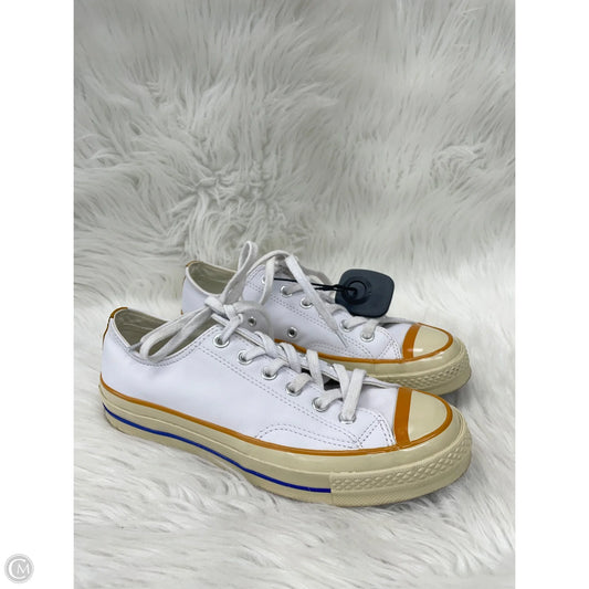 Shoes Sneakers By Converse In Tan & White, Size: 7