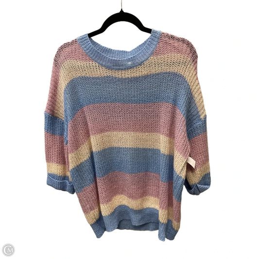 Sweater By Clothes Mentor In Multi-colored, Size: L
