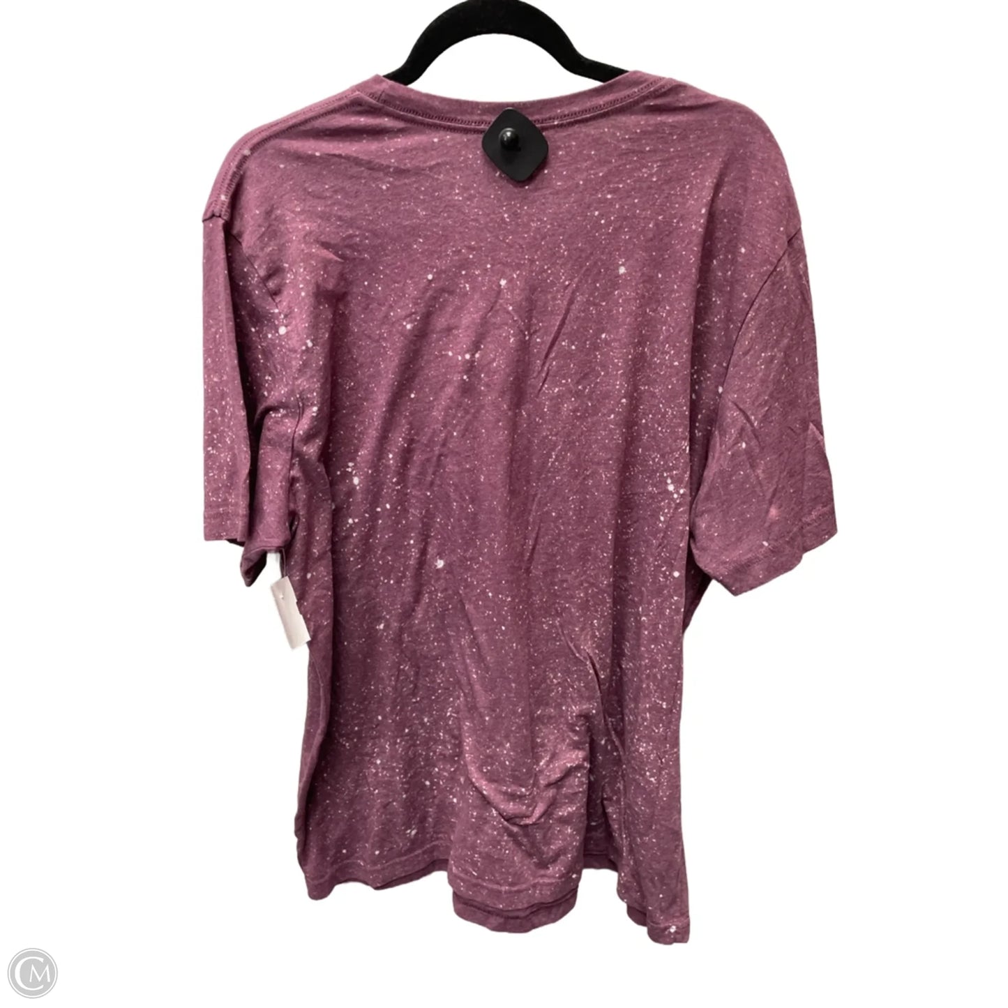 Top Short Sleeve By Bella + Canvas In Maroon, Size: 2x