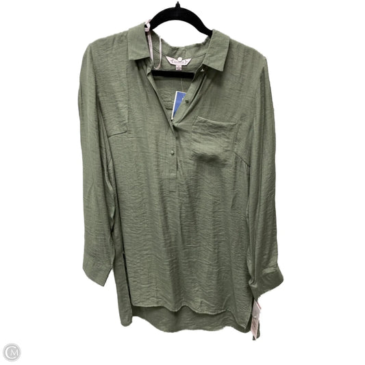 Tunic Long Sleeve By Nanette By Nanette Lepore In Green, Size: M