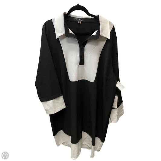 Dress Work By Eloquii In Black & White, Size: 2x