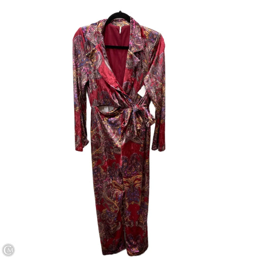 Jumpsuit By Free People In Purple & Red, Size: S