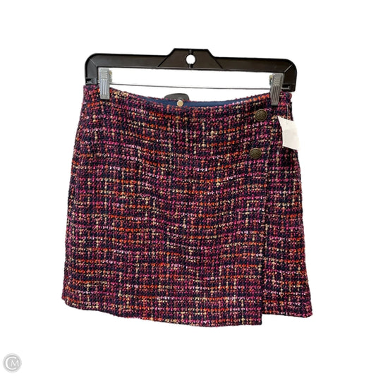 Skirt Mini & Short By Loft In Multi-colored, Size: 0