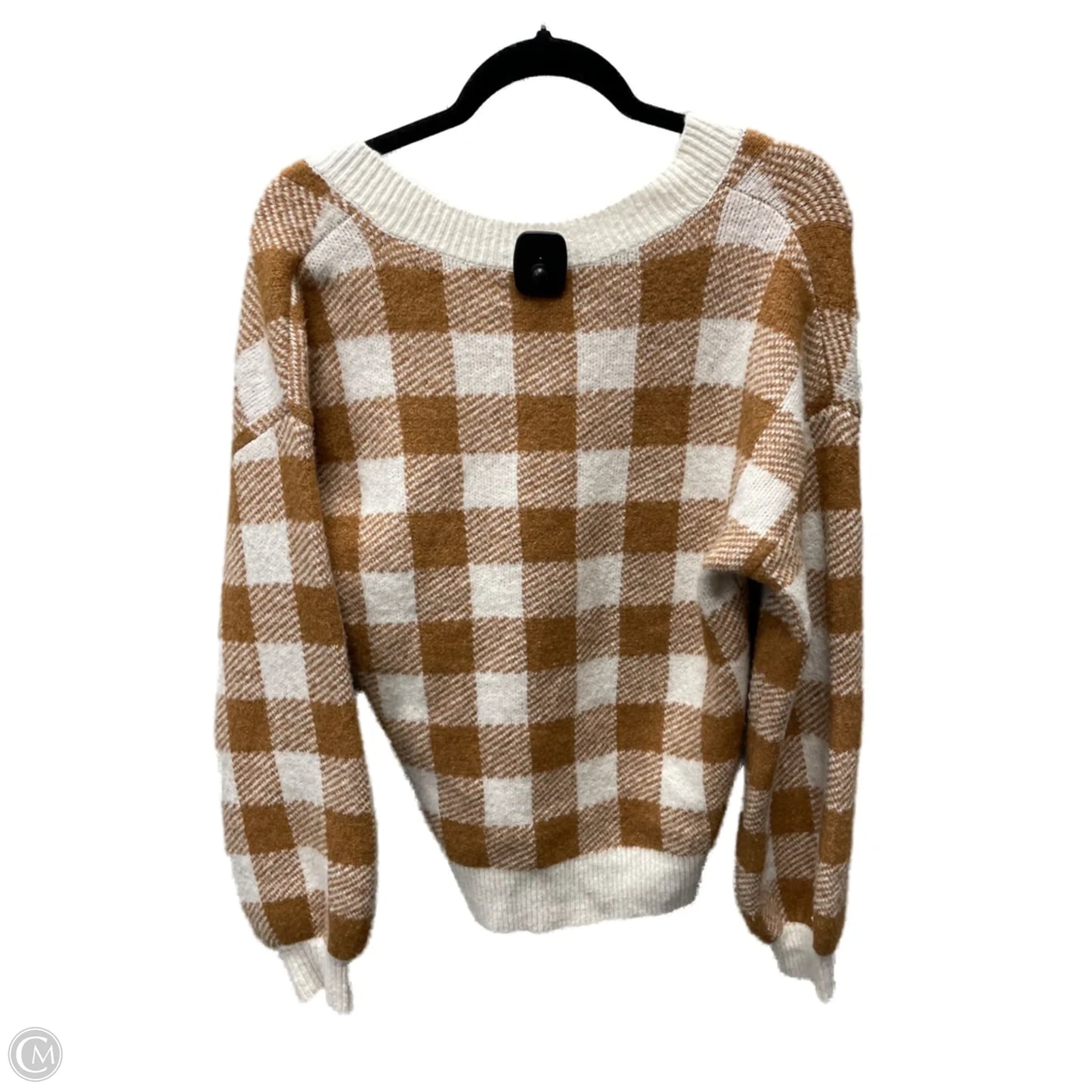 Sweater By Loft In Cream & Tan, Size: Xs