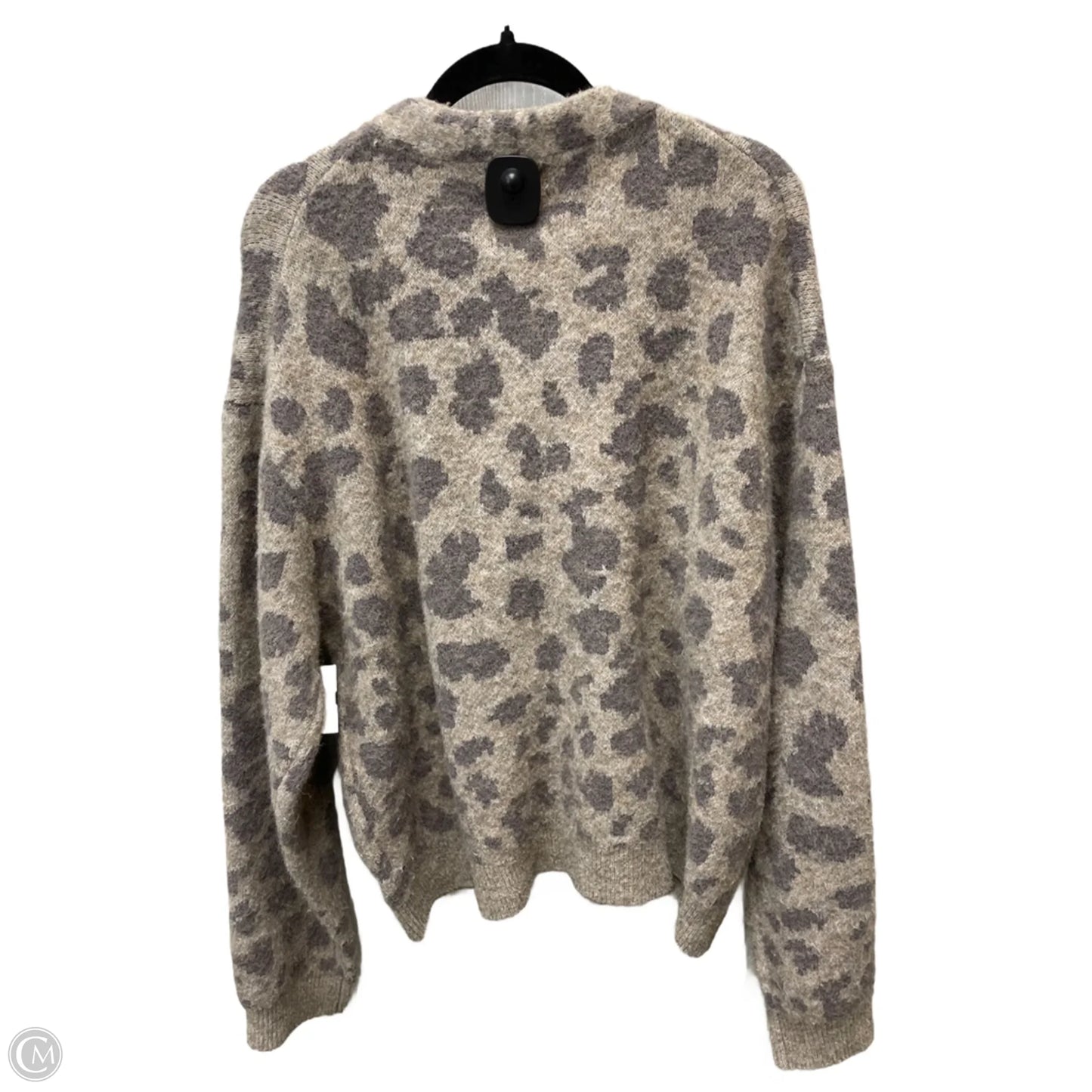 Sweater Cardigan By Abercrombie And Fitch In Tan, Size: L