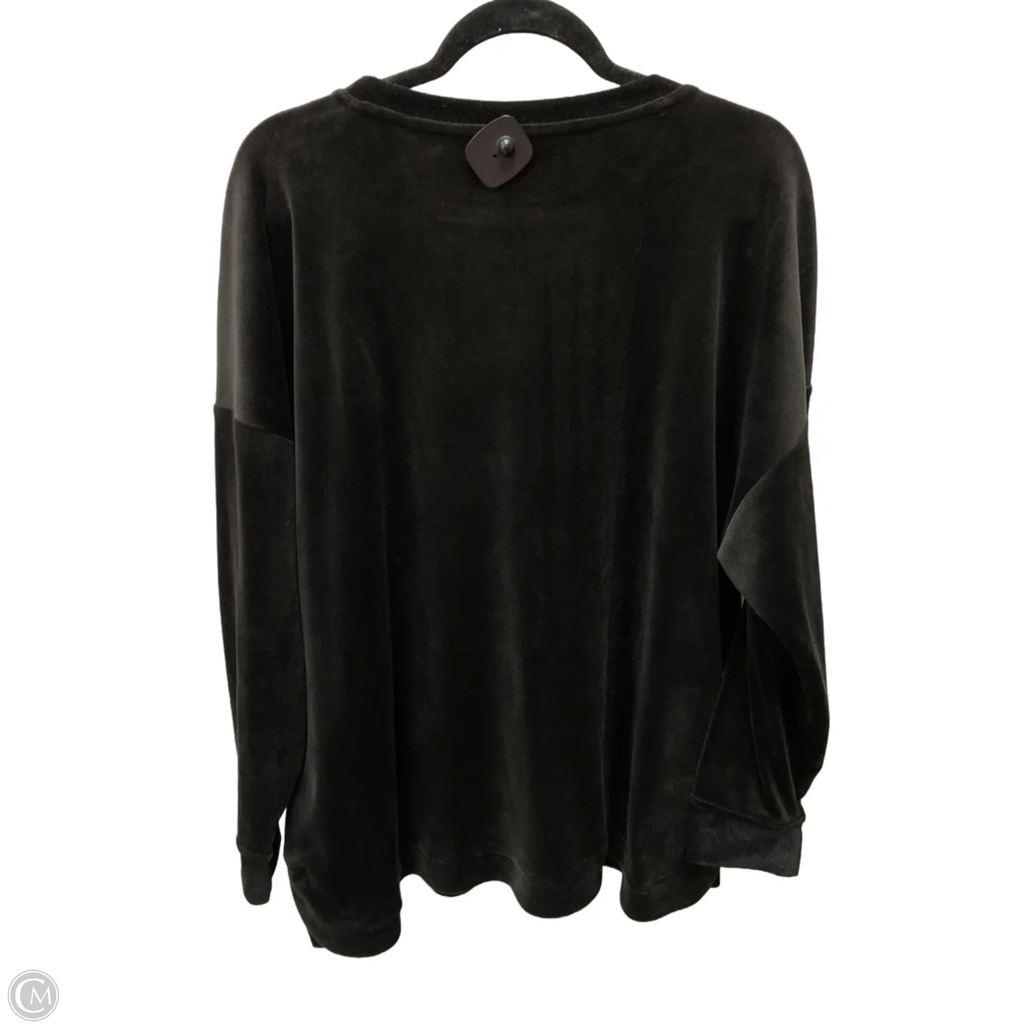 Top Long Sleeve By Ideology In Black, Size: 3x