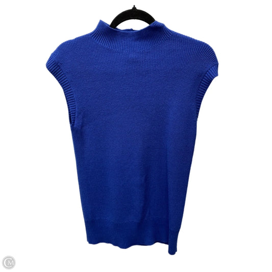 Sweater Short Sleeve By Talbots In Blue, Size: S