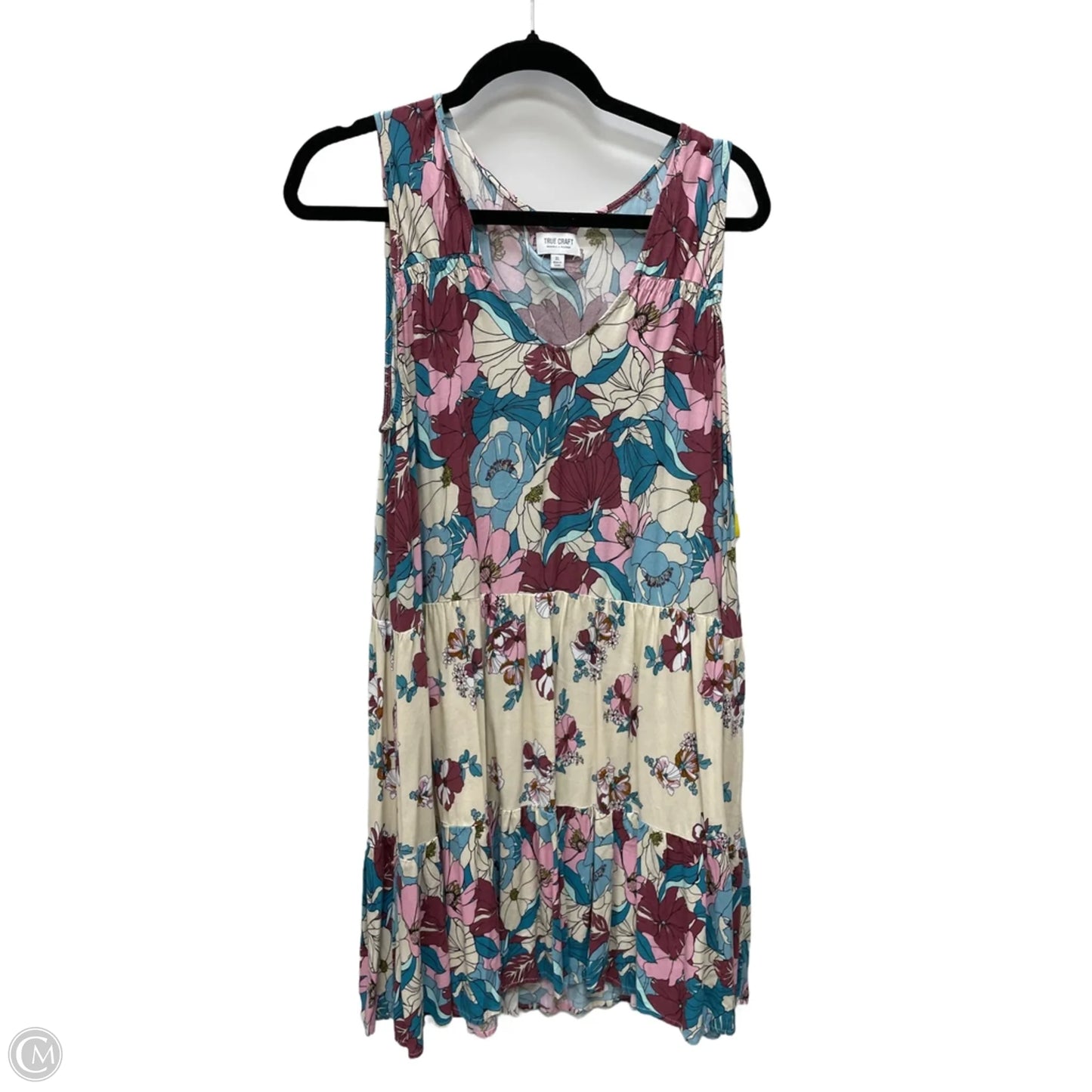 Dress Casual Short By True Craft In Floral Print, Size: Xl