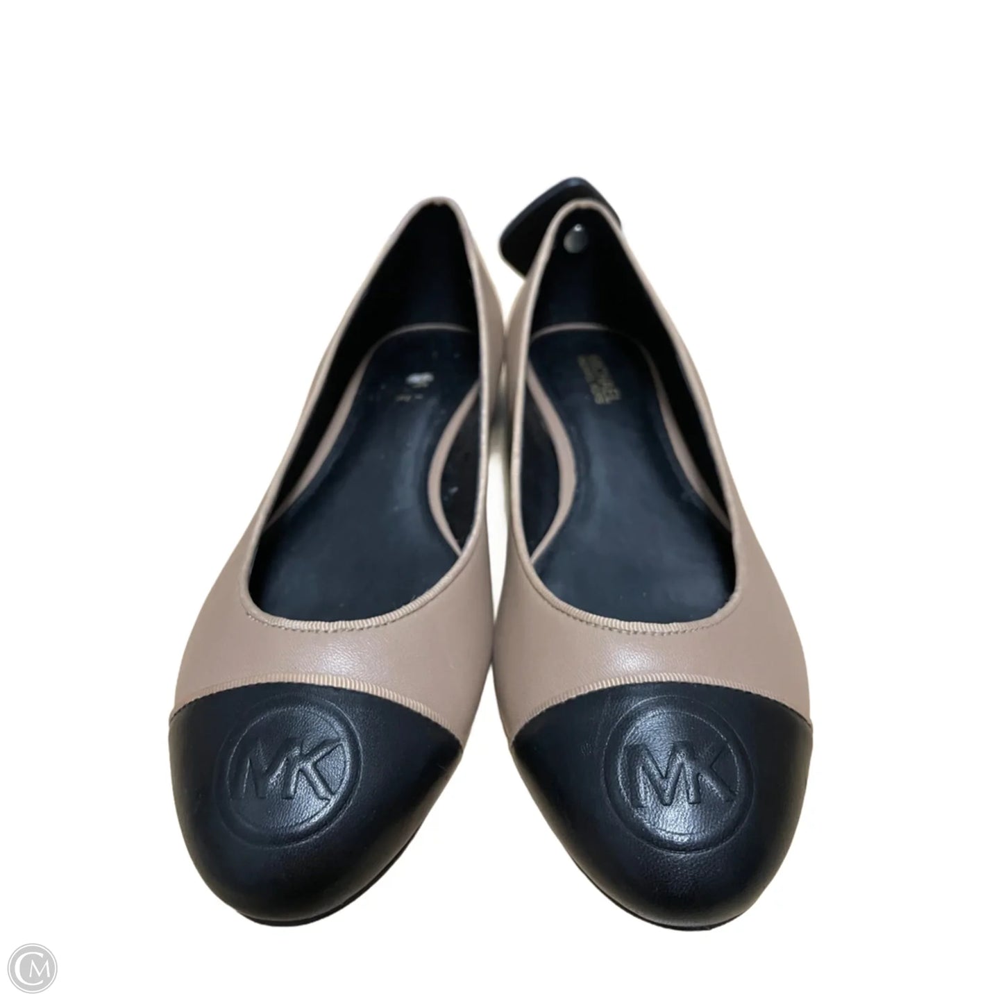 Shoes Flats By Michael By Michael Kors In Black & Tan, Size: 6.5
