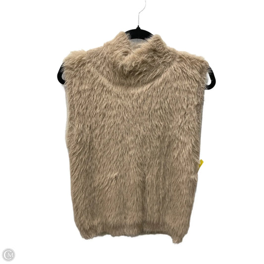 Sweater Short Sleeve By Strut & Bolt In Tan, Size: L