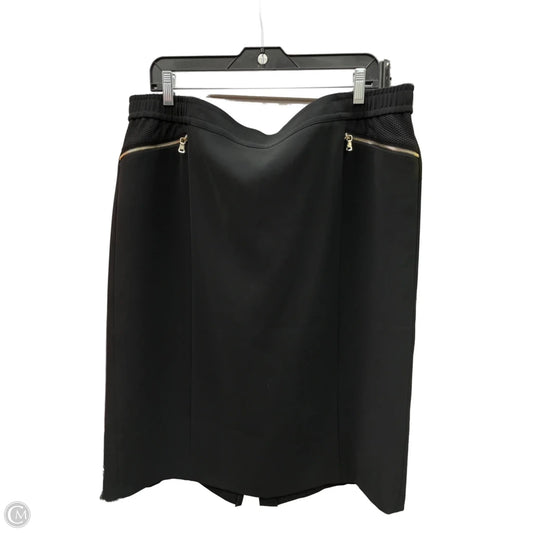 Skirt Mini & Short By GERRY WEBER  In Black, Size: 16