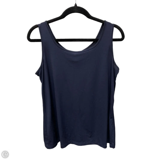 Tank Top By Chicos In Navy, Size: M