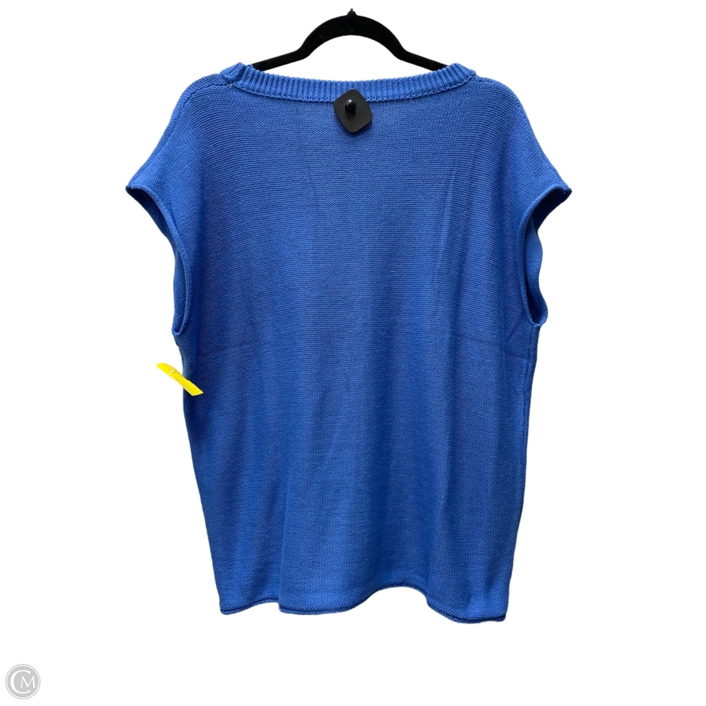 Sweater Short Sleeve By Clothes Mentor In Blue, Size: Xl