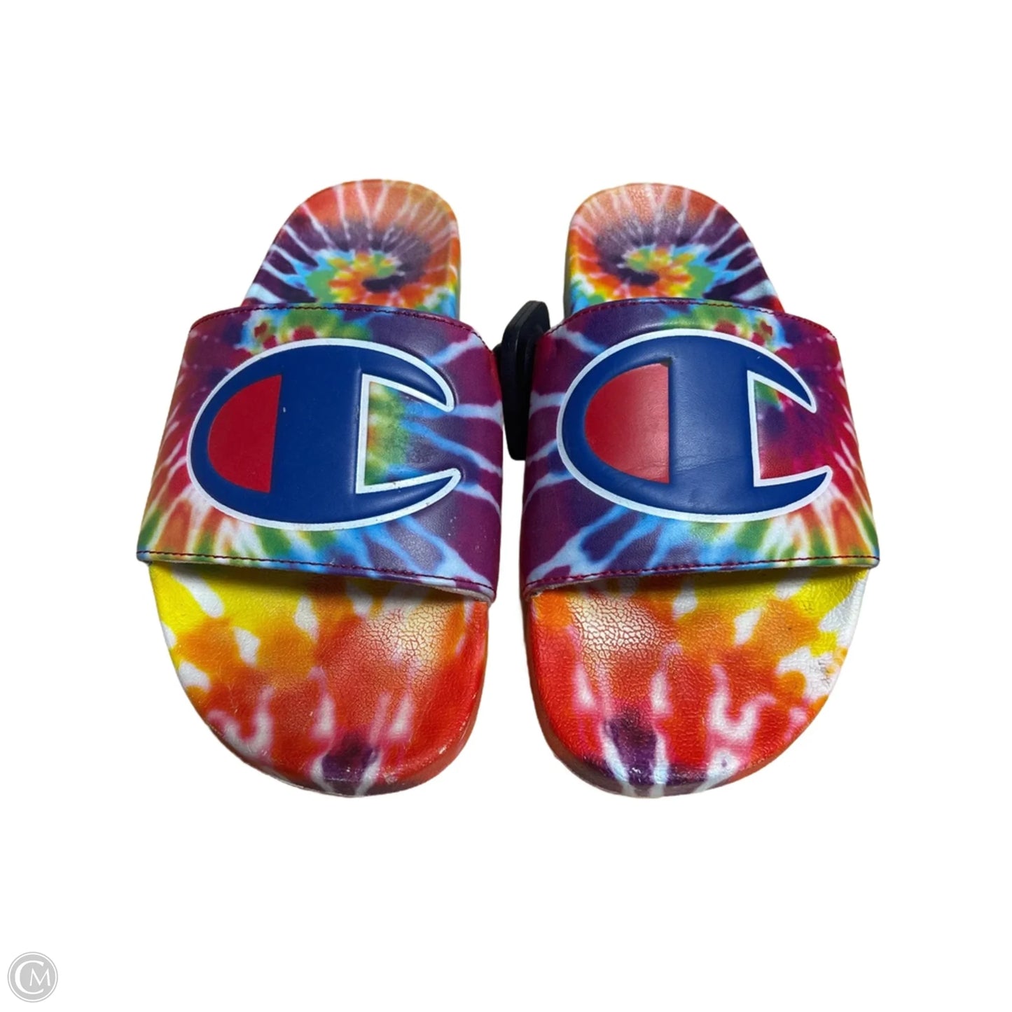 Sandals Sport By Champion In Rainbow Print, Size: 7