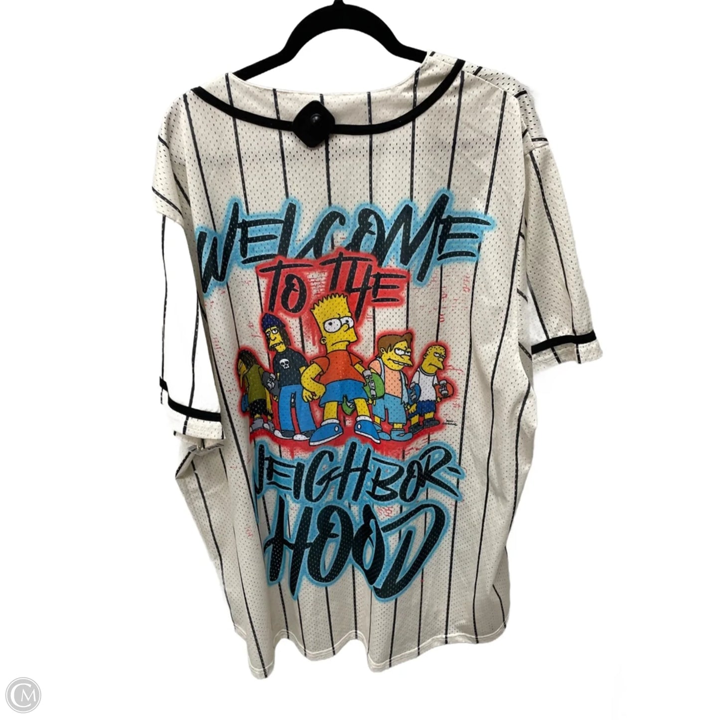 Tunic Short Sleeve By SIMPSONS In Cream, Size: 3x