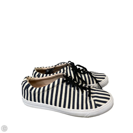 Shoes Sneakers By Loeffler Randall In Striped Pattern, Size: 9