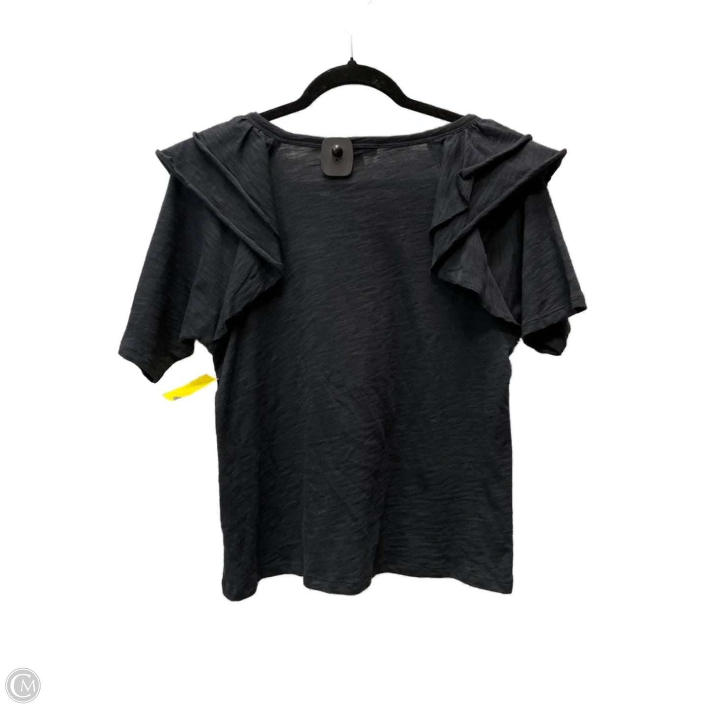 Top Short Sleeve By Lilla P In Black, Size: S