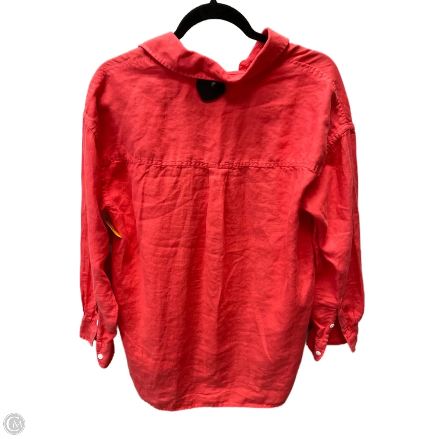 Top Long Sleeve By Faherty In Coral, Size: Xs