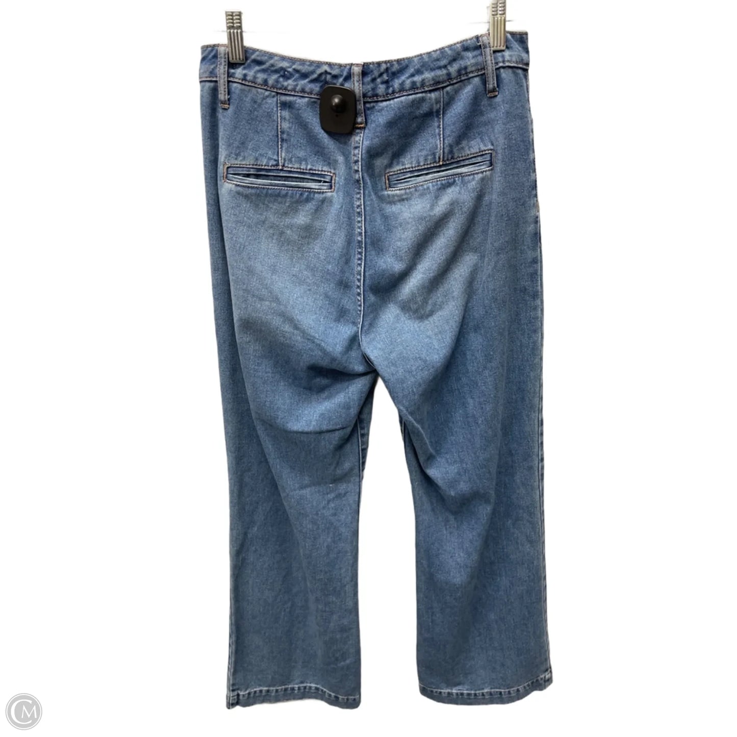 Jeans Wide Leg By Sam Edelman In Blue Denim, Size: 6