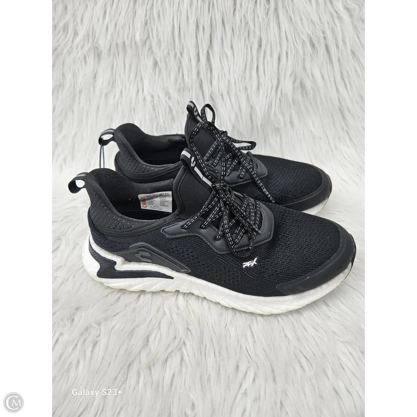 Shoes Athletic By Clothes Mentor In Black, Size: 8.5