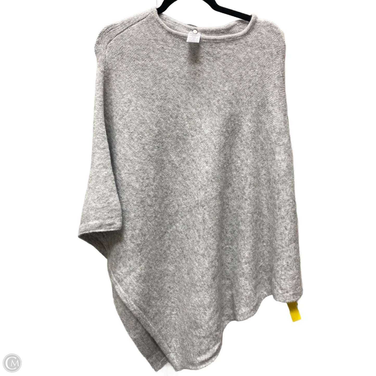 Poncho By Clothes Mentor In Grey, Size: Xl