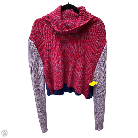Sweater By Willow & Root In Purple & Red, Size: L