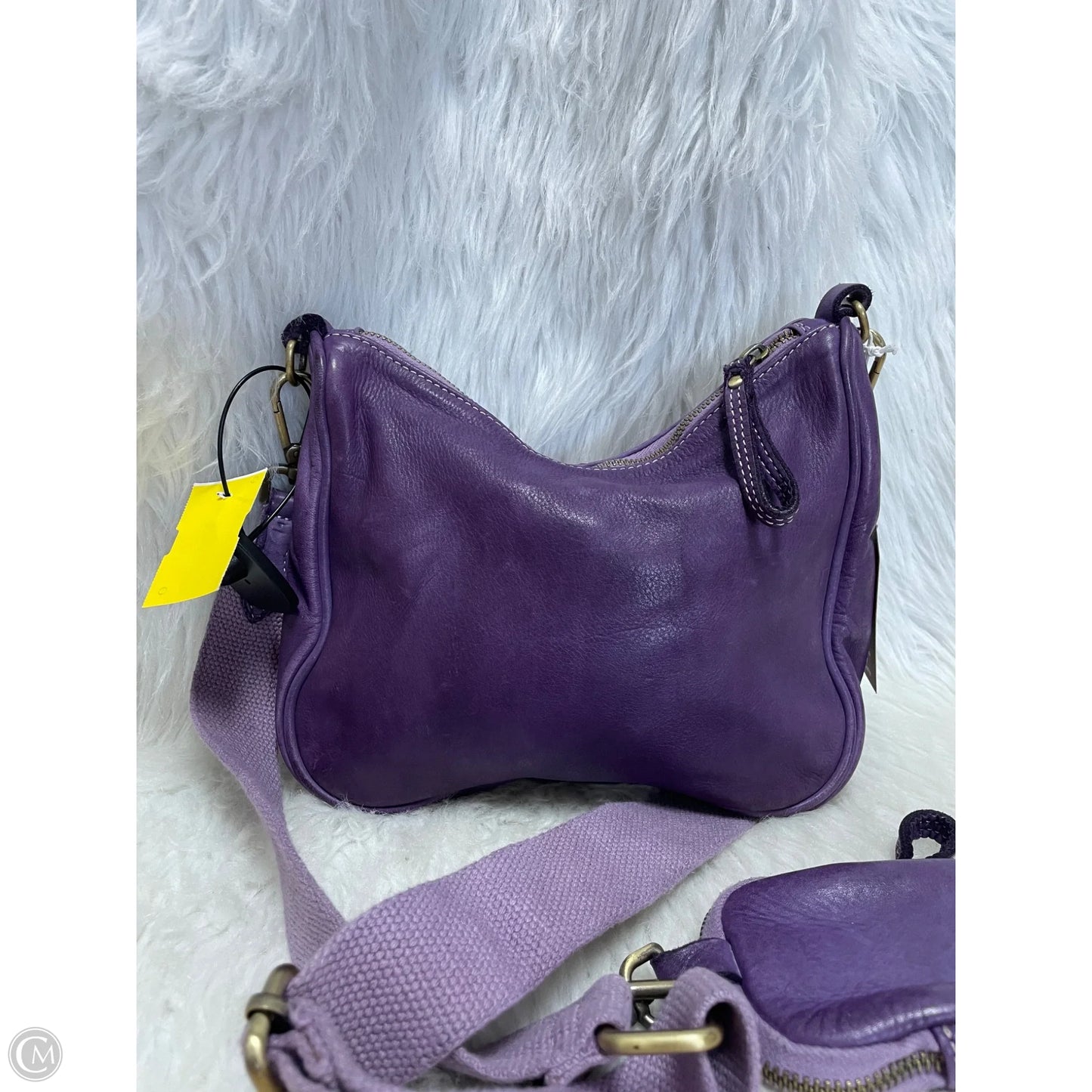 Crossbody Leather By bolsa nova - , Size: Medium