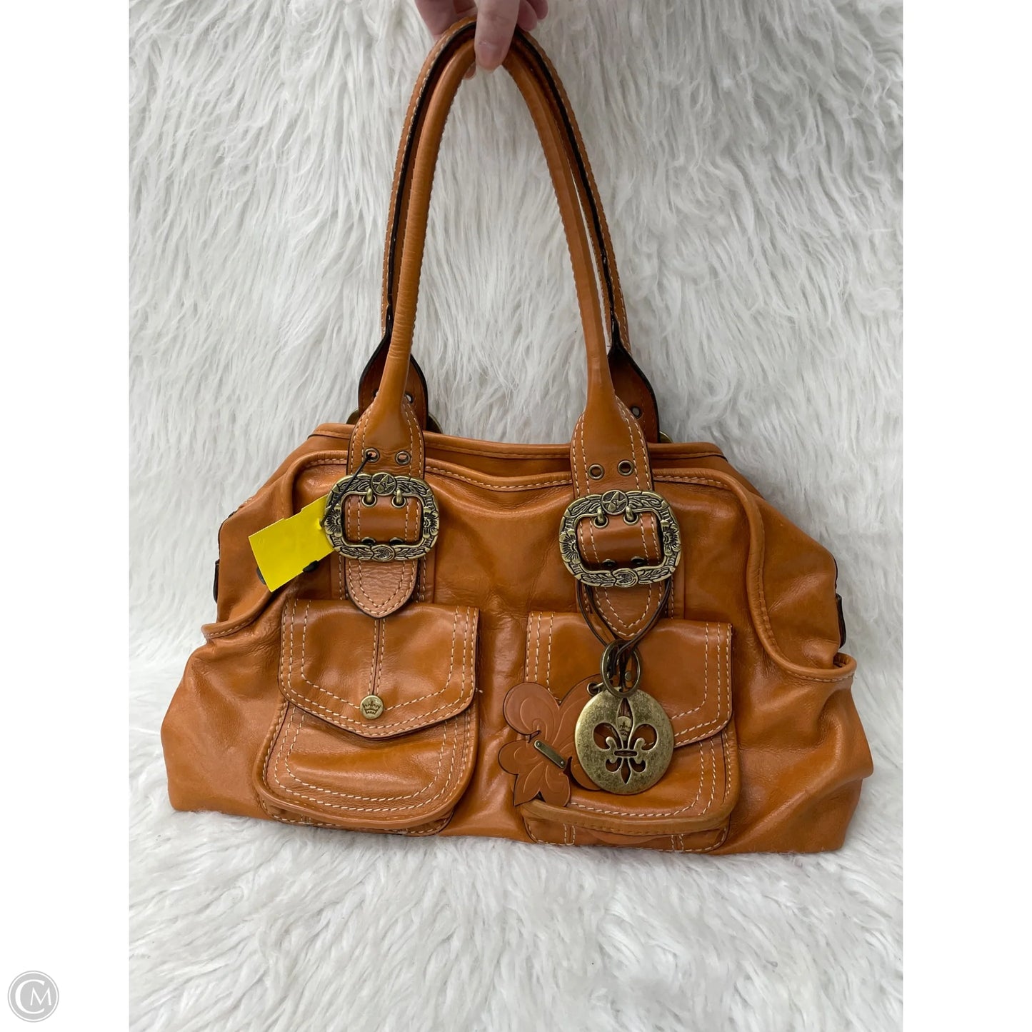 Handbag Leather By Gianni Bini, Size: Medium