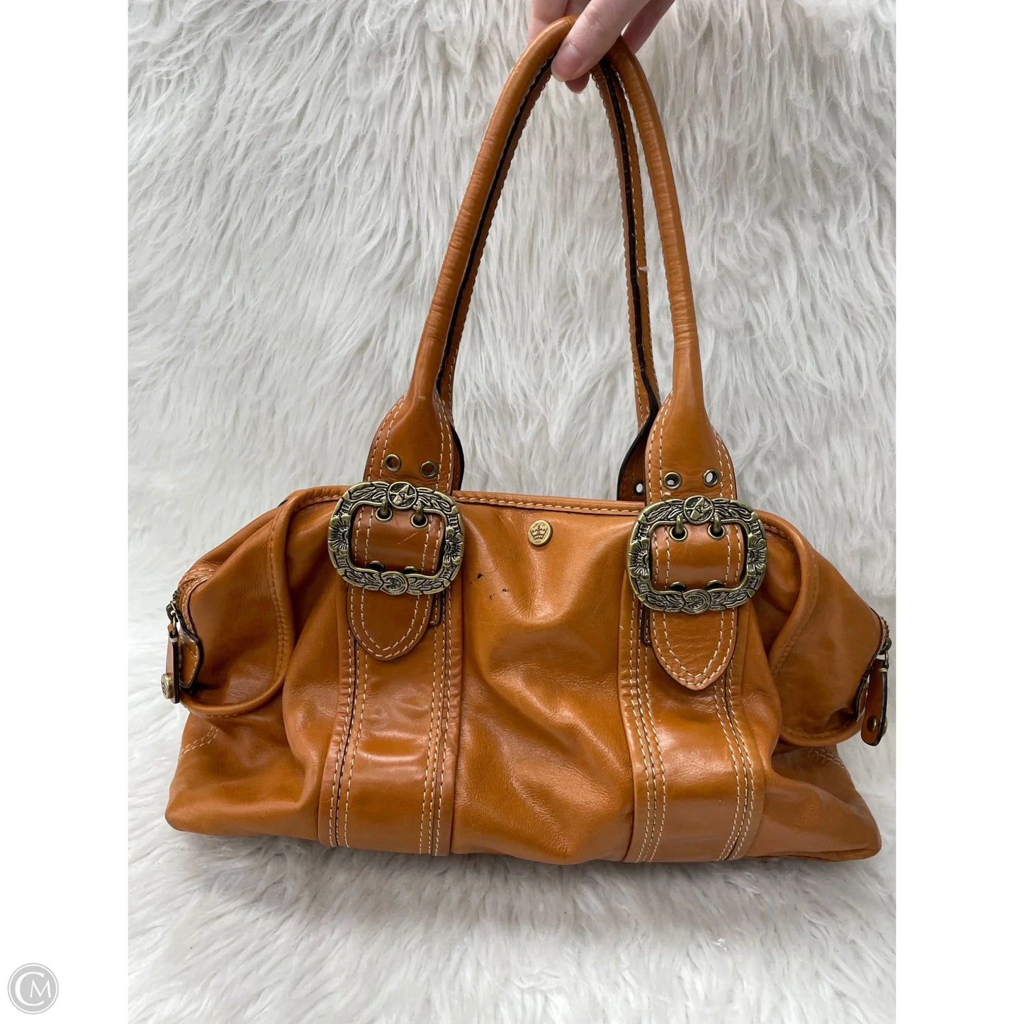 Handbag Leather By Gianni Bini, Size: Medium