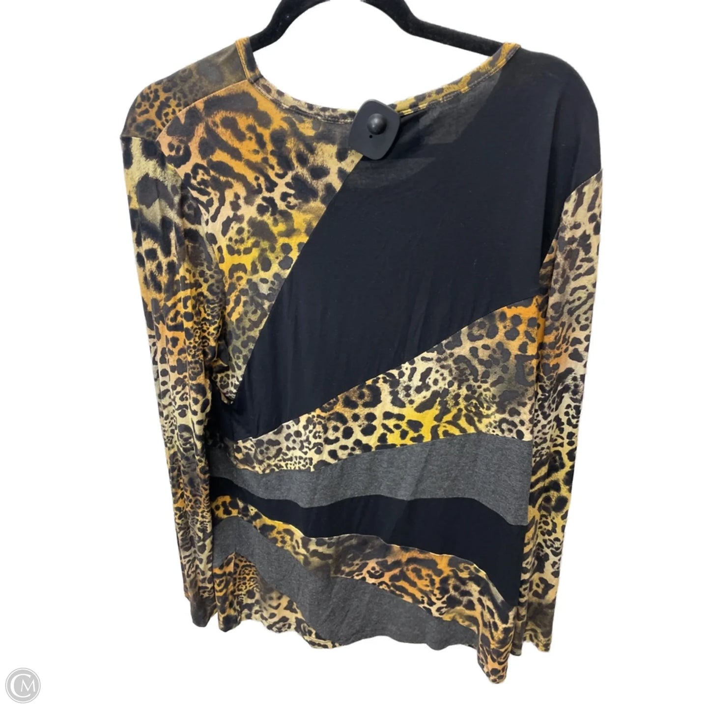Top Long Sleeve By Clothes Mentor In Animal Print, Size: Xl
