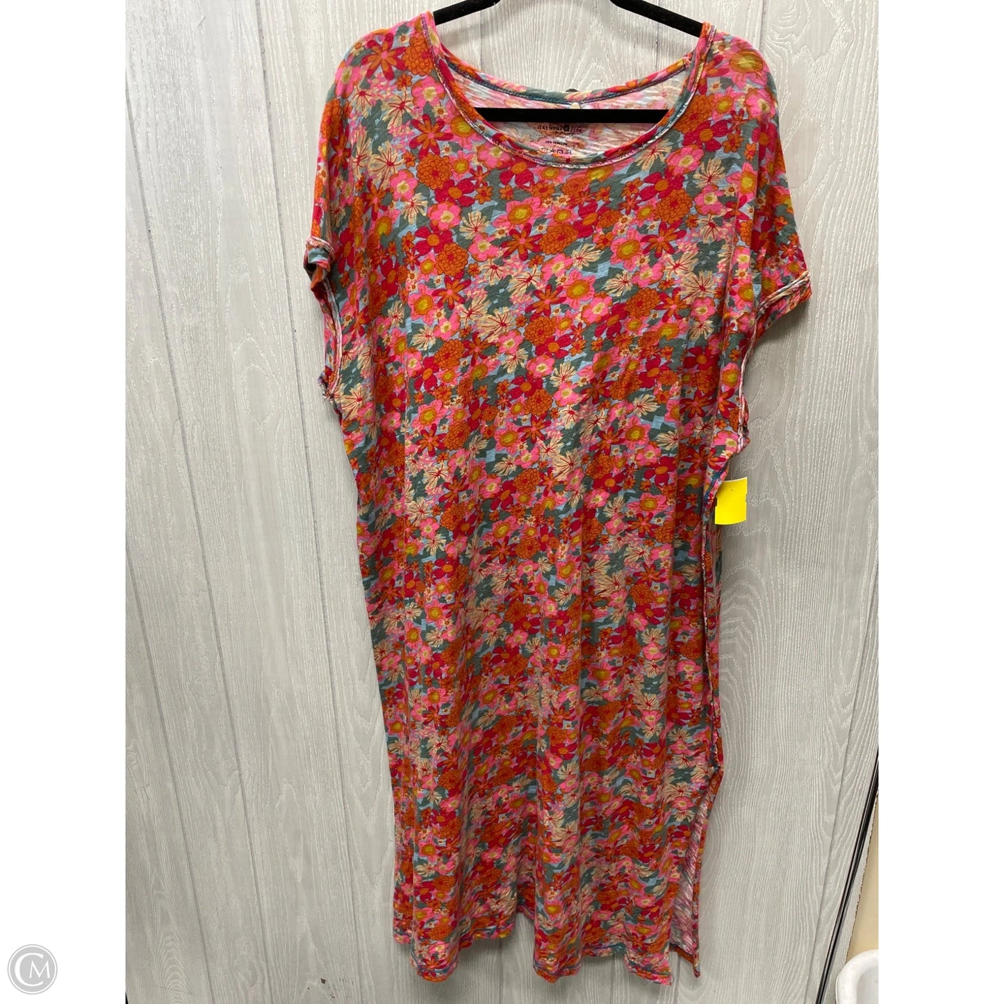 Dress Casual Short By Natural Life In Floral Print, Size: L