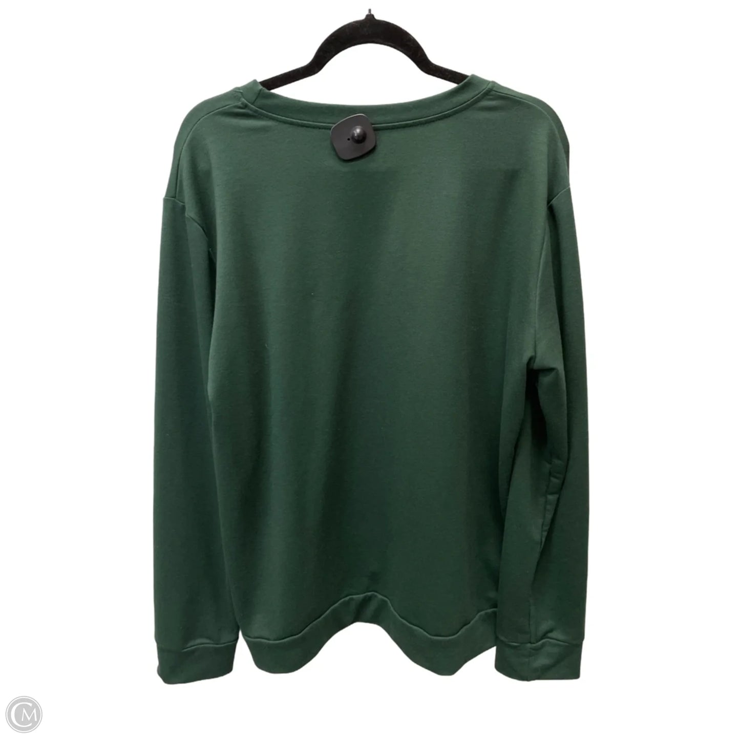 Top Long Sleeve By Clothes Mentor In Green, Size: 1x