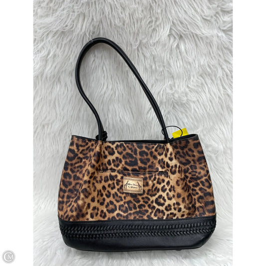 Handbag Leather By Brighton, Size: Medium