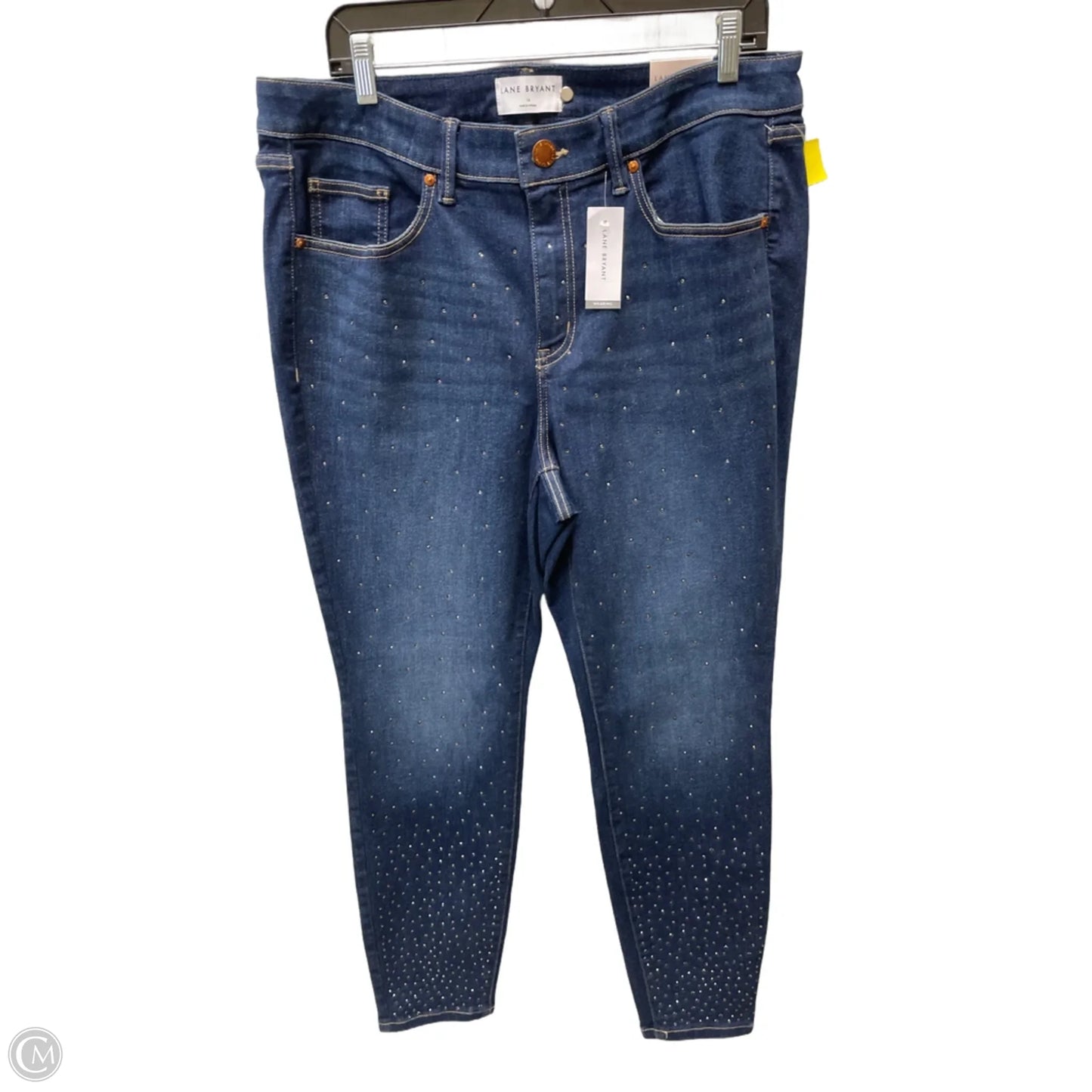 Jeans Skinny By Lane Bryant In Blue Denim, Size: 16