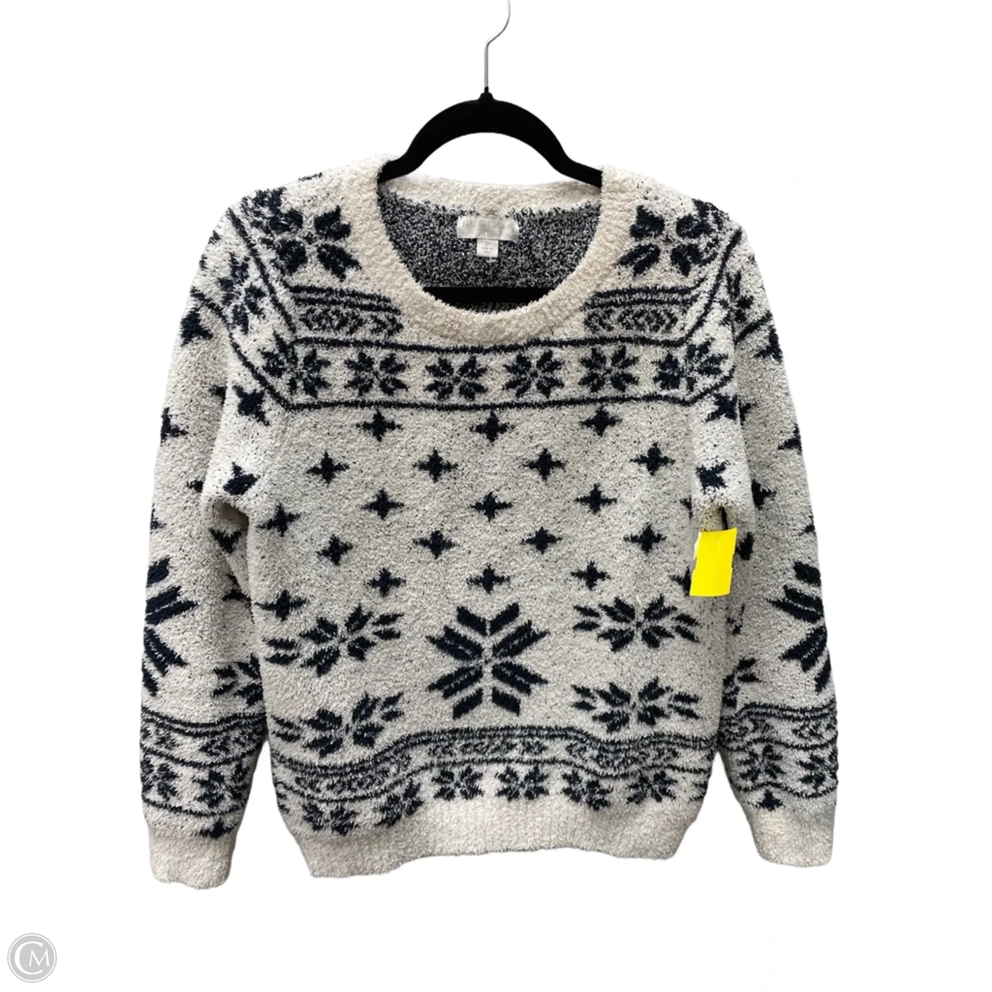 Sweater By Barefoot Dreams In Blue & Cream, Size: S