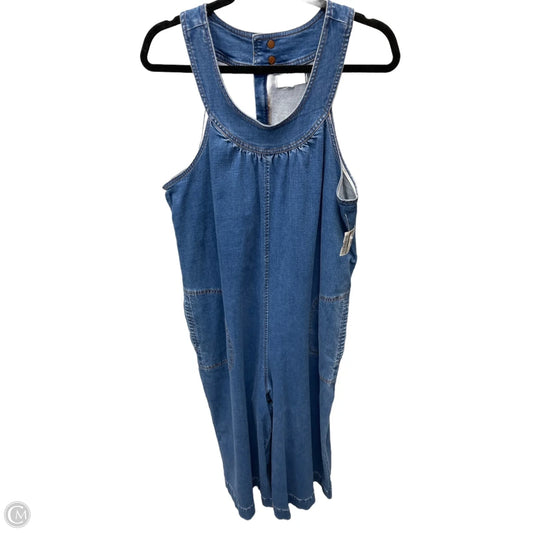 Jumpsuit By Madewell In Blue Denim, Size: L