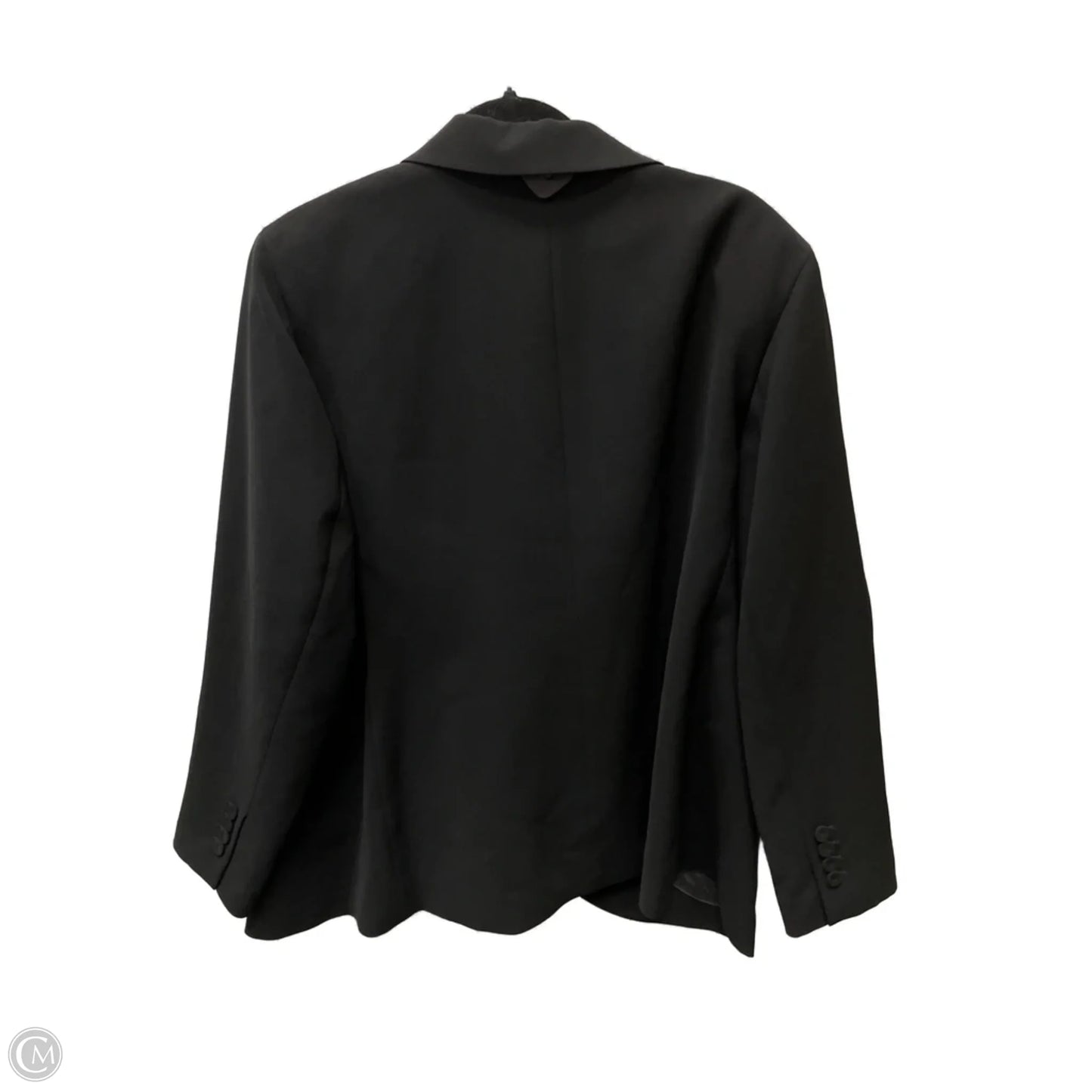 Blazer Designer By Lafayette 148 In Black, Size: 1x