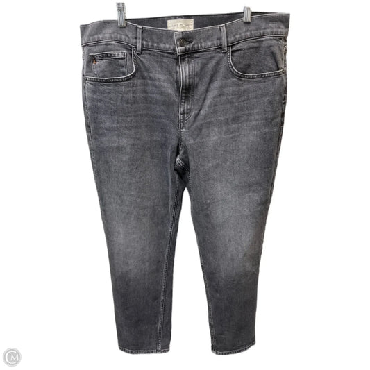 Jeans Designer By Lafayette 148 In Grey Denim, Size: 16