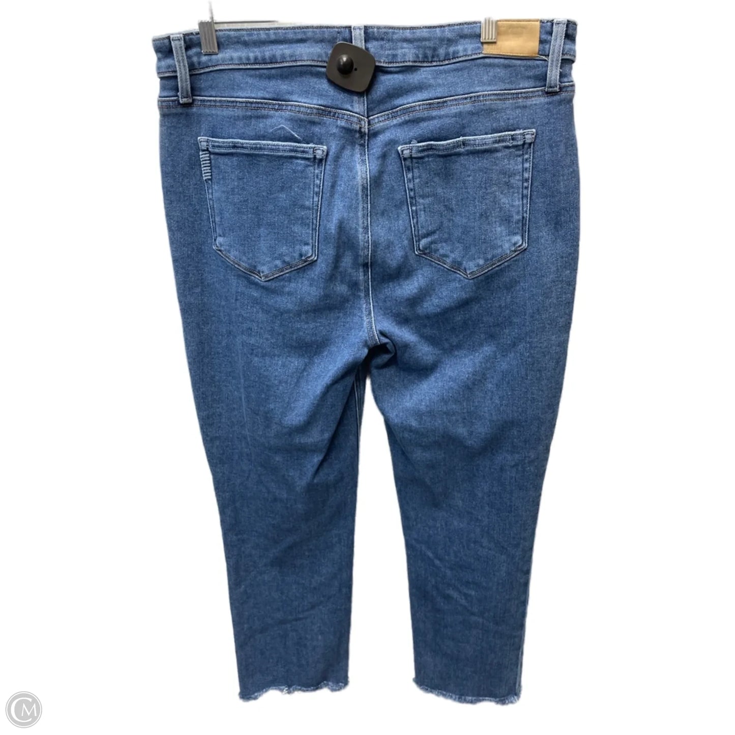 Jeans Cropped By Paige In Blue Denim, Size: 16