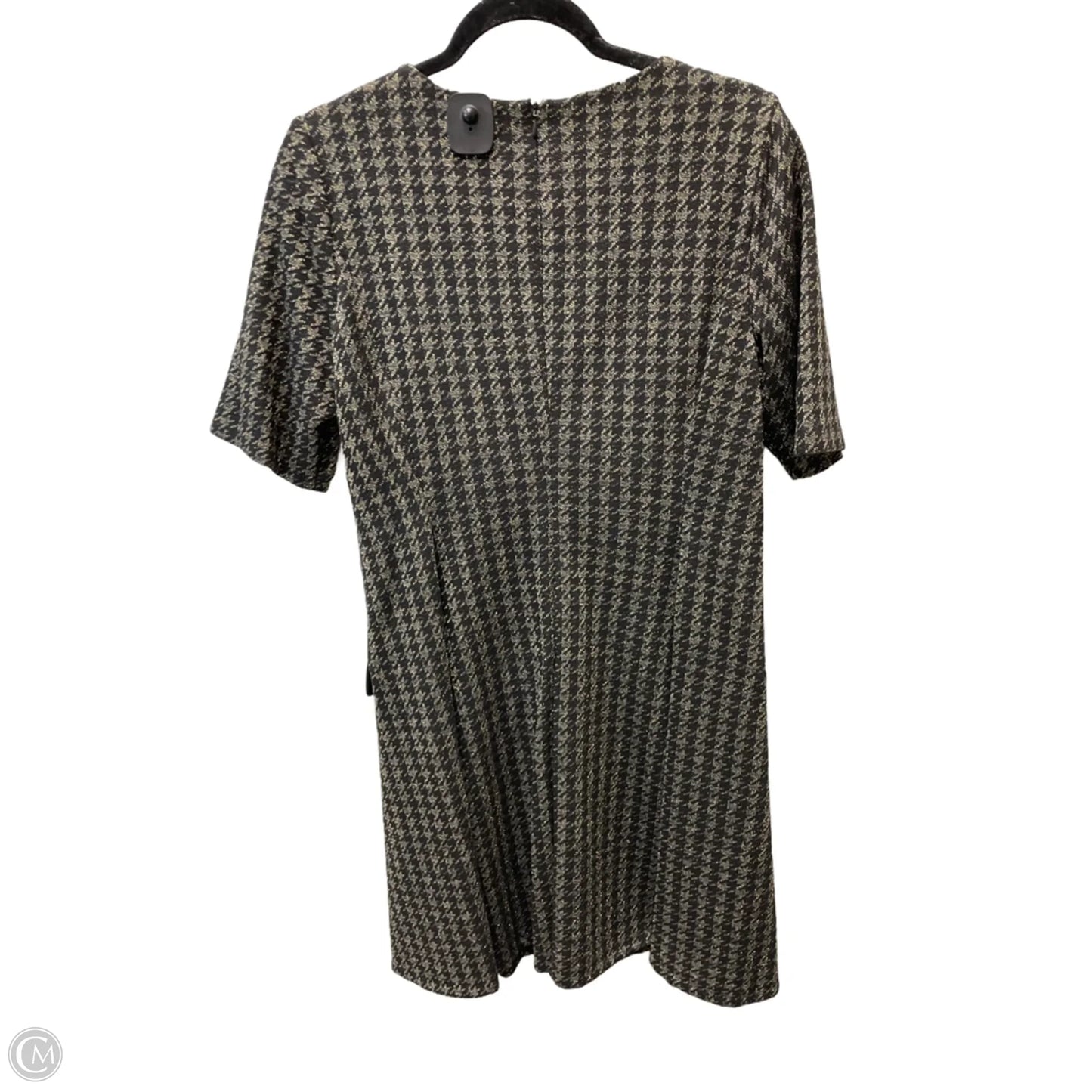 Dress Work By Dkny In Black & Gold, Size: L