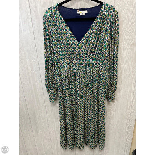 Dress Casual Short By Boden In Geometric Pattern, Size: M