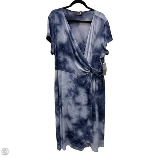 Dress Work By Lane Bryant In Blue, Size: 3x