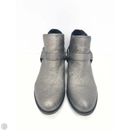 Boots Ankle Heels By Lucky Brand In Silver, Size: 9.5