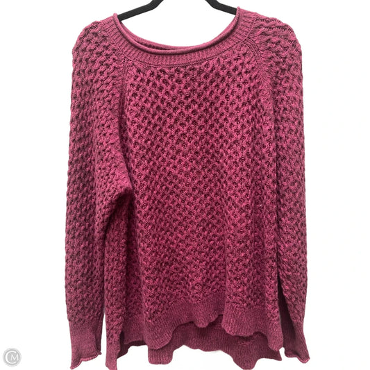 Sweater By Time And Tru In Pink, Size: 1x