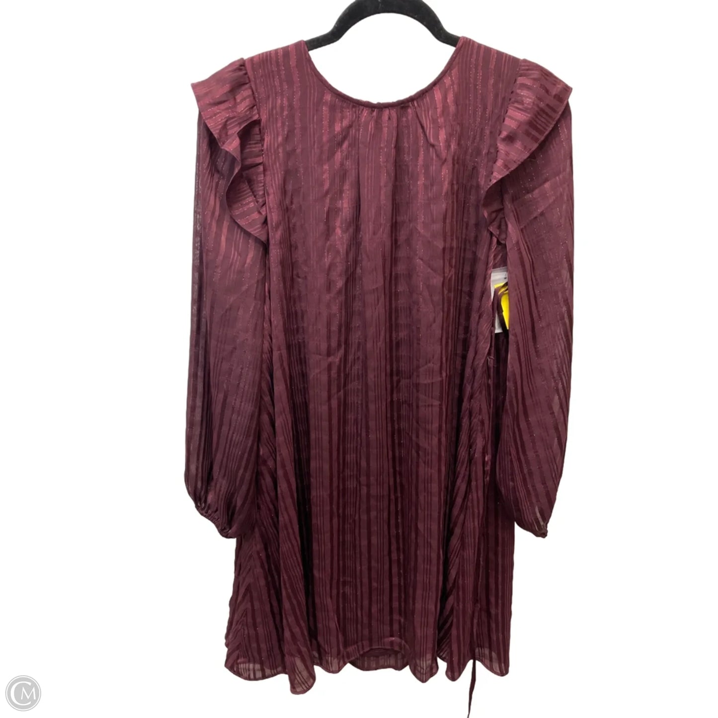 Dress Casual Short By Nine West Apparel In Maroon, Size: S