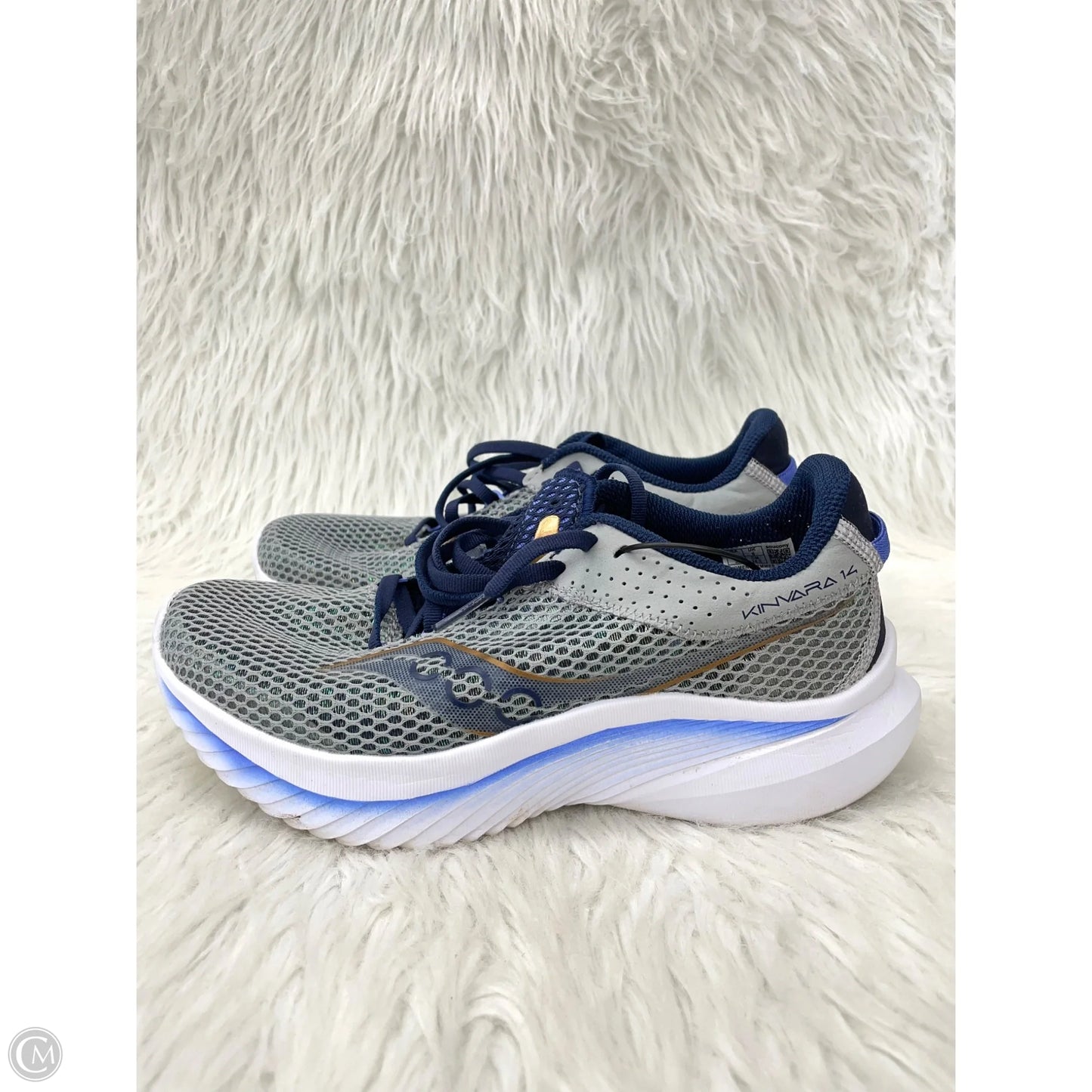 Shoes Athletic By Saucony In Blue & Grey, Size: 8