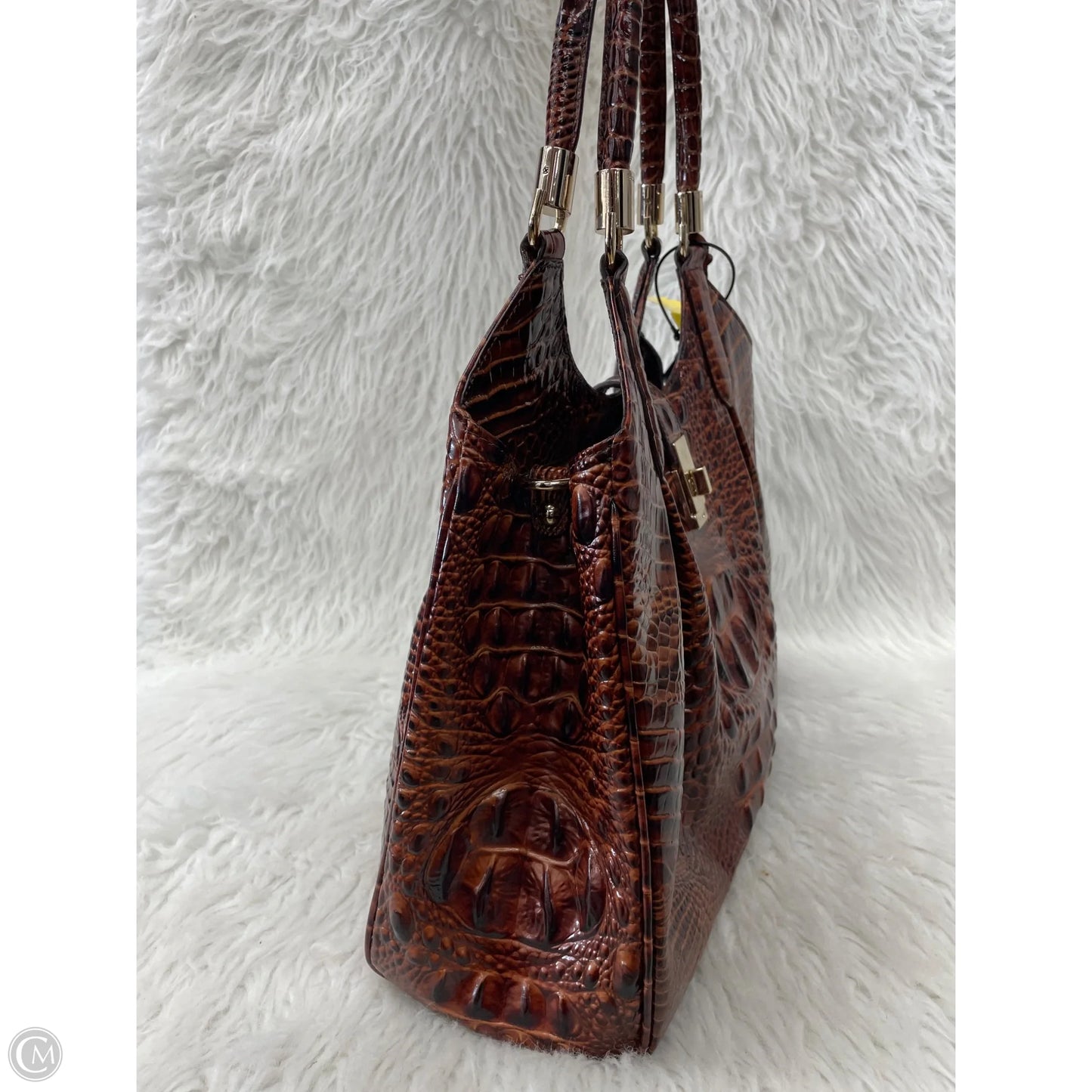 Handbag Designer By Brahmin, Size: Large