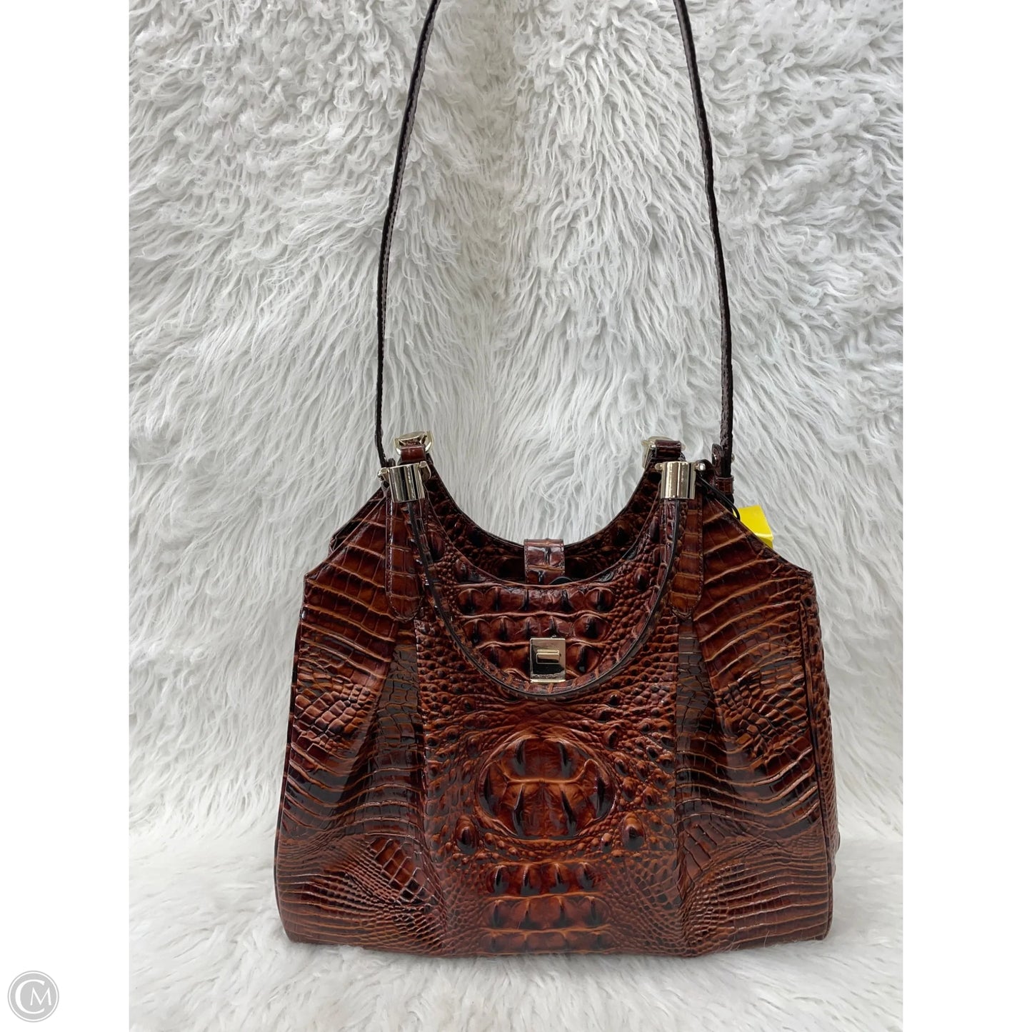 Handbag Designer By Brahmin, Size: Large
