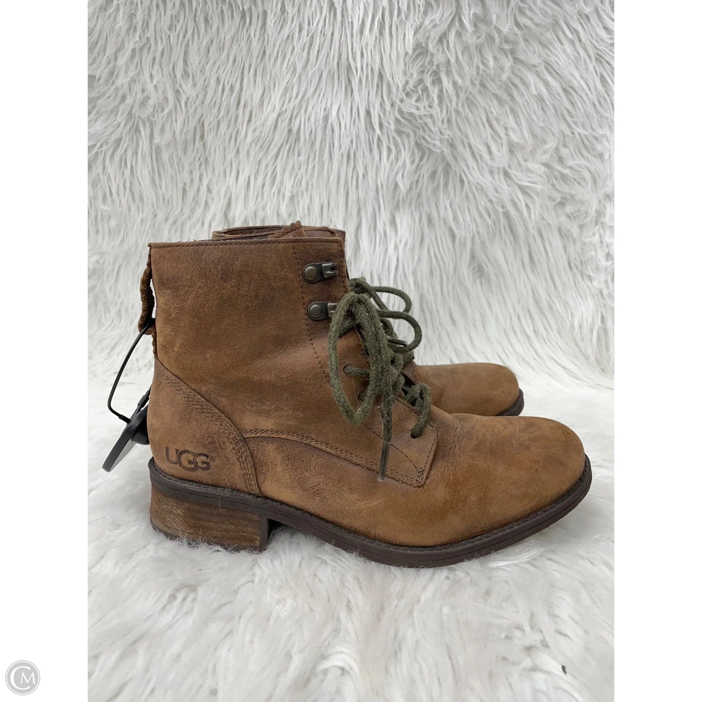 Boots Designer By Ugg In Brown, Size: 8