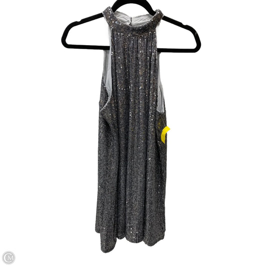 Dress Party Short By Loft In Silver, Size: L